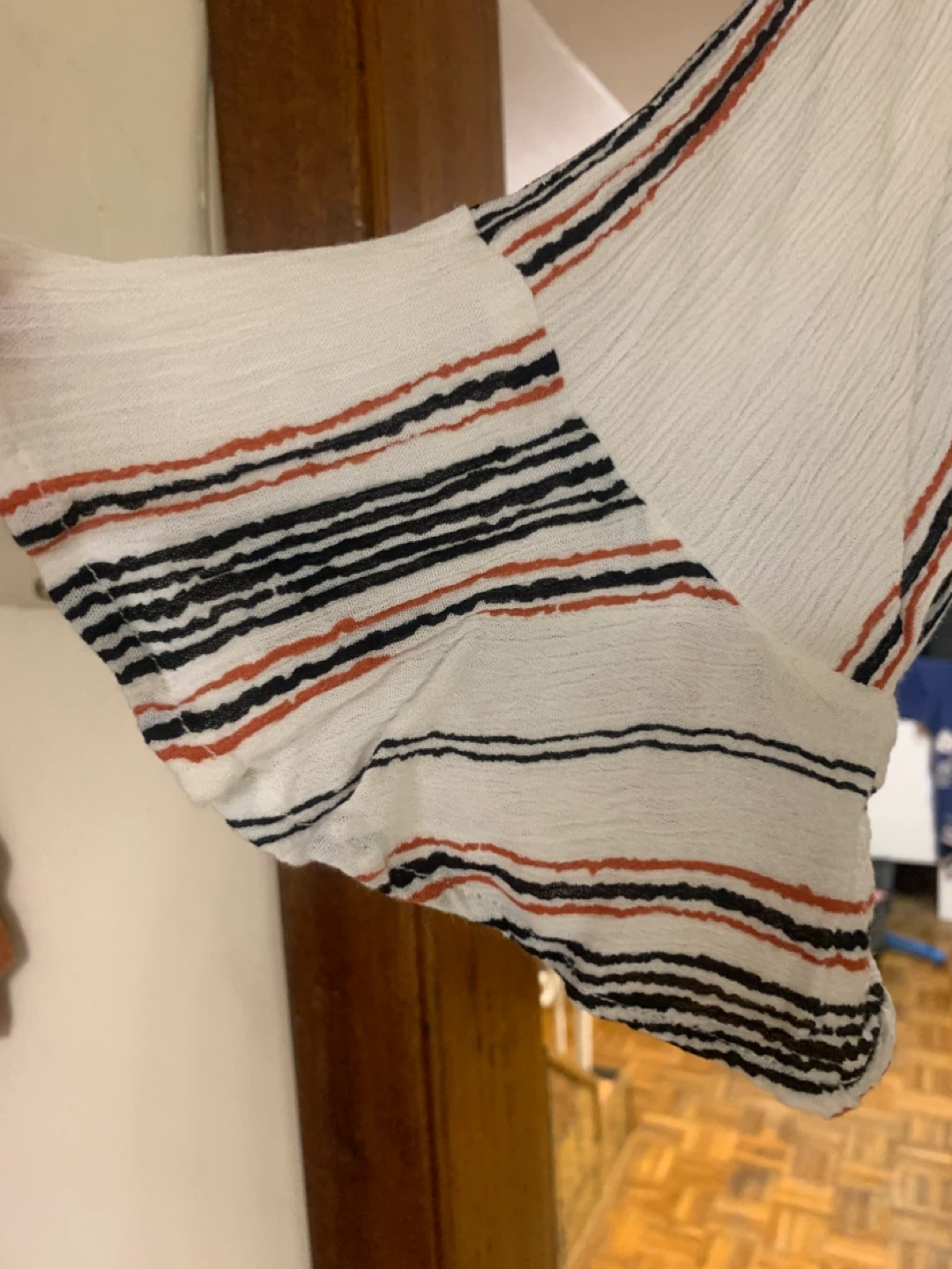 Lily Morgan Striped Blouse - Size M - photo 4