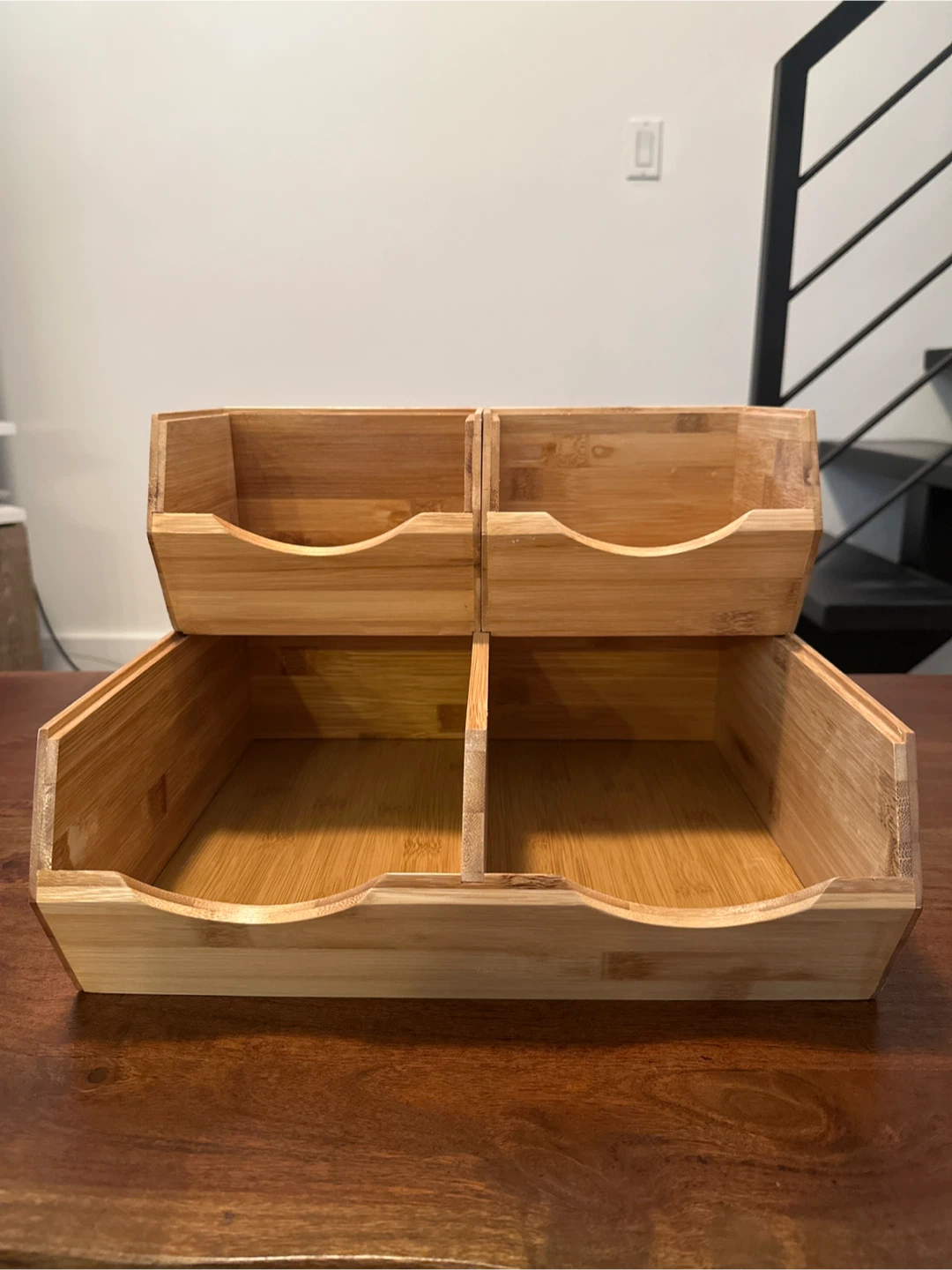 Bamboo Stackable Organizer
