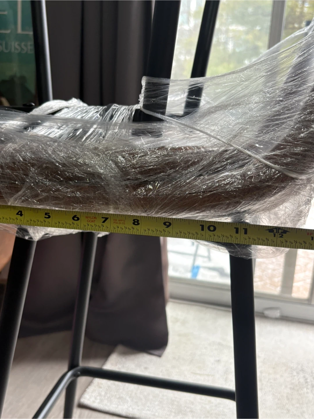2 Brown Bar Stool with Black Legs - photo 5