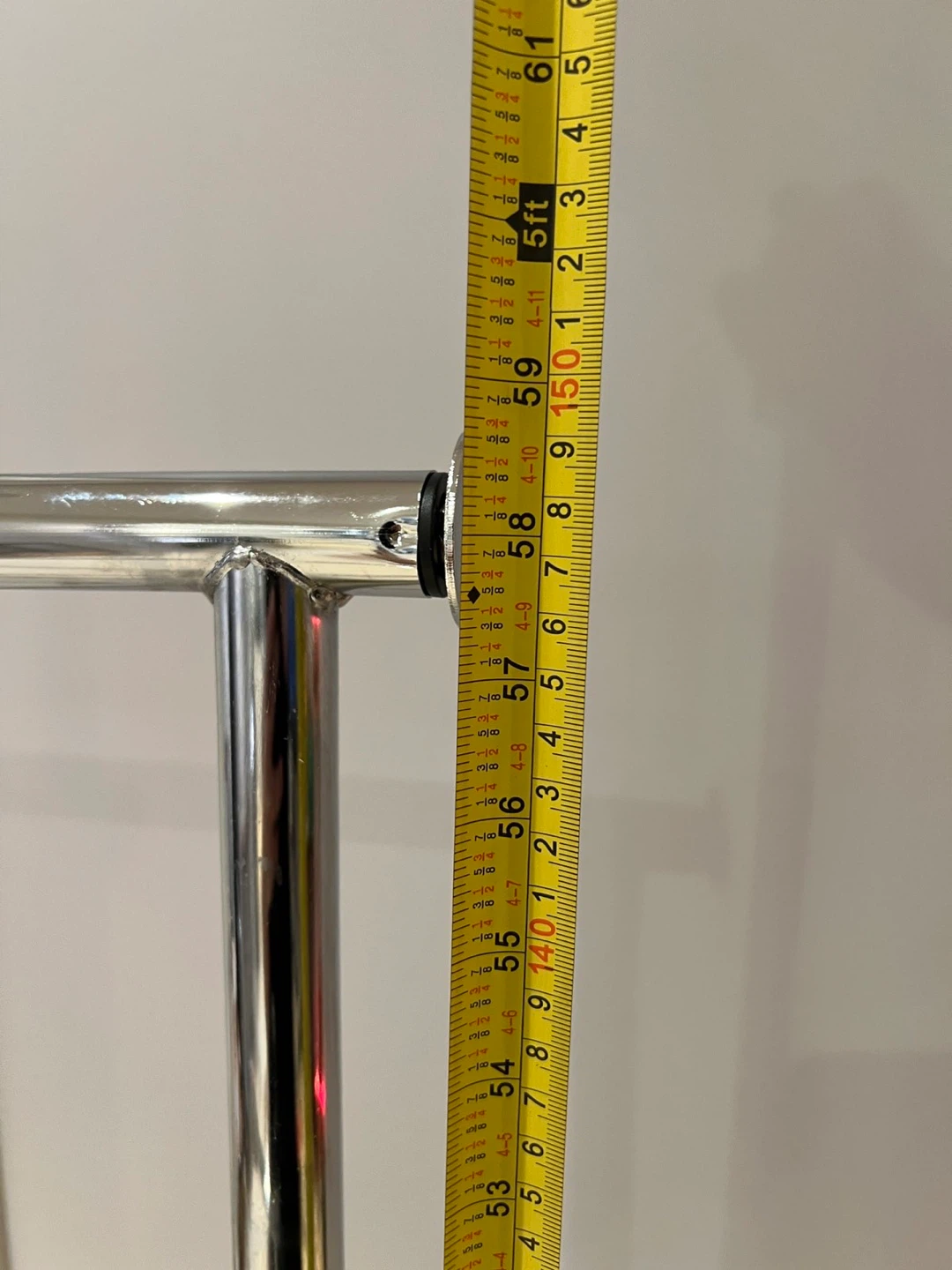 Adjustable Double Rail Rolling Clothes Rack - photo 5