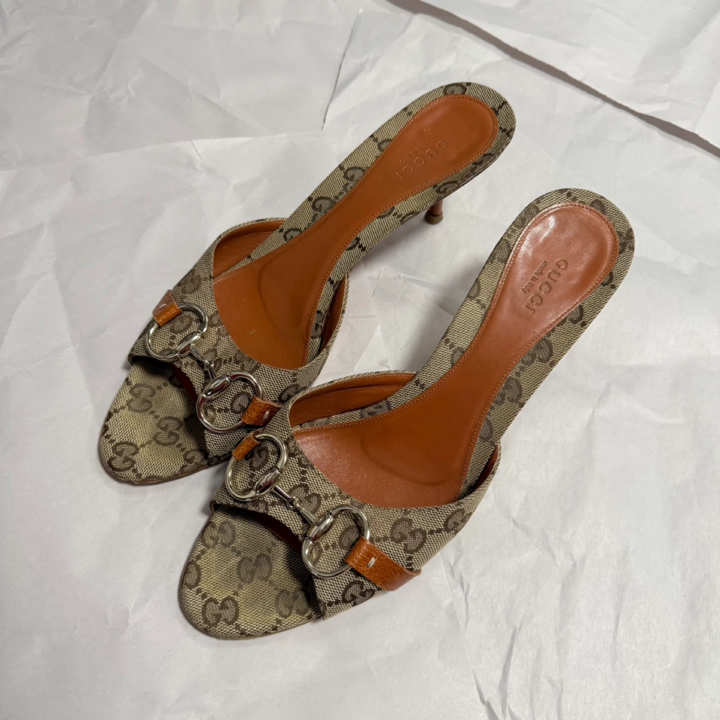 Gucci Mules with Horsebit Detail (Size 9) - photo 2