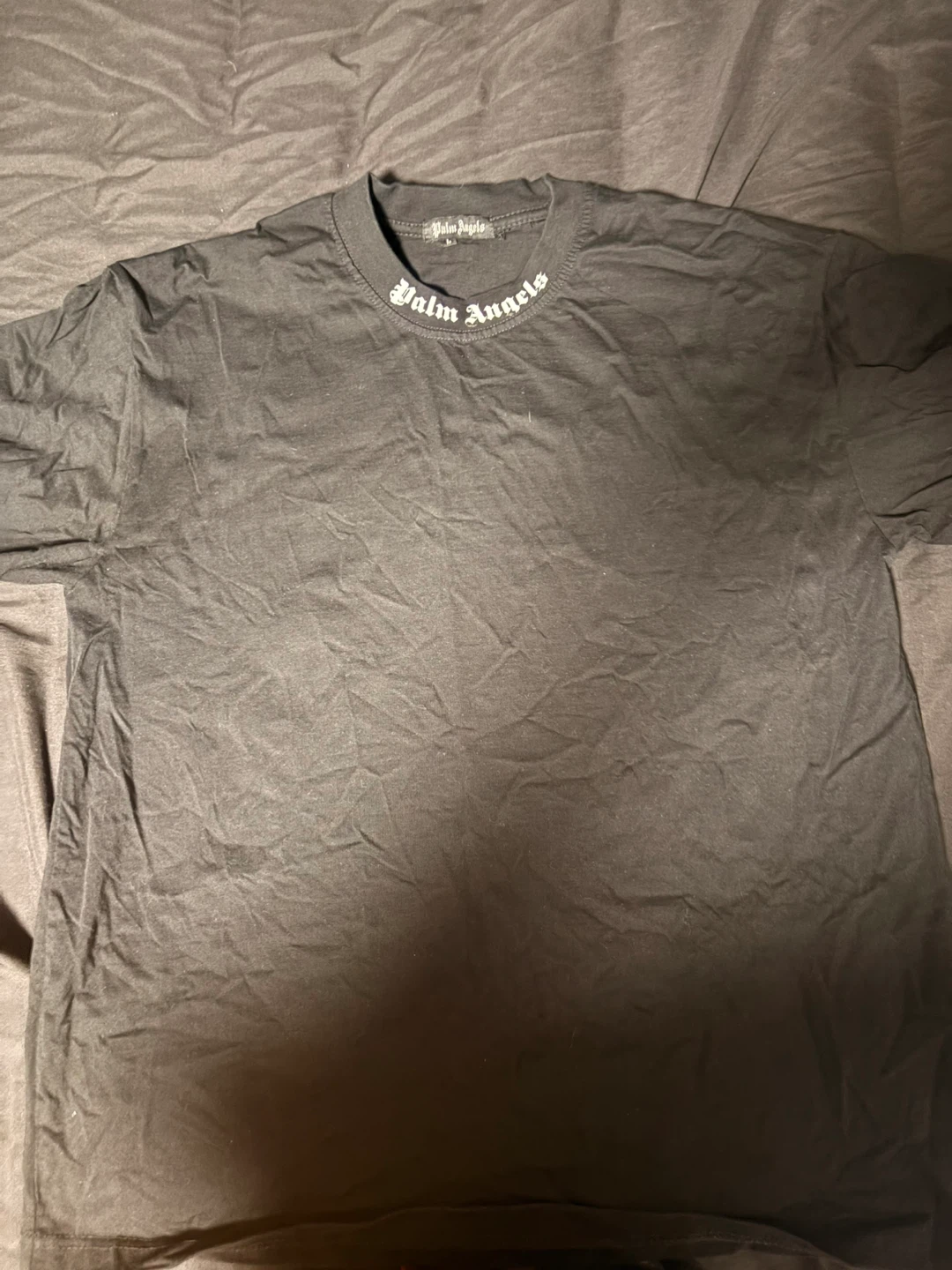 Palm Angels Black T-Shirt Size L - photo 2