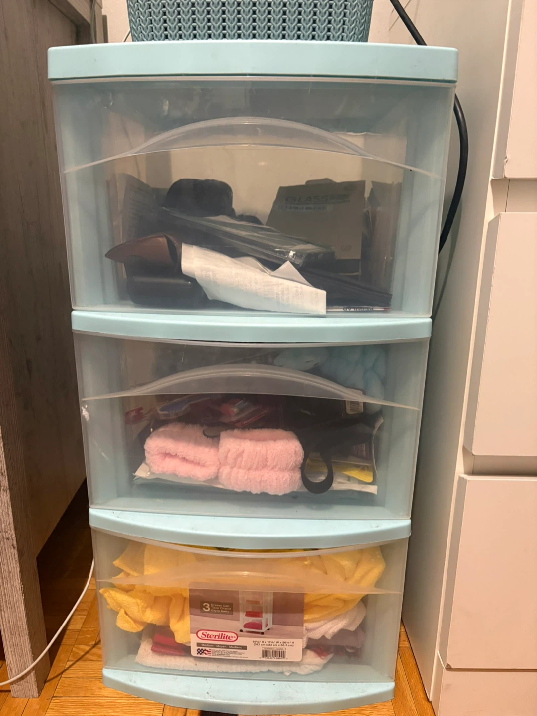 Sterilite 3-Drawer Storage Cart