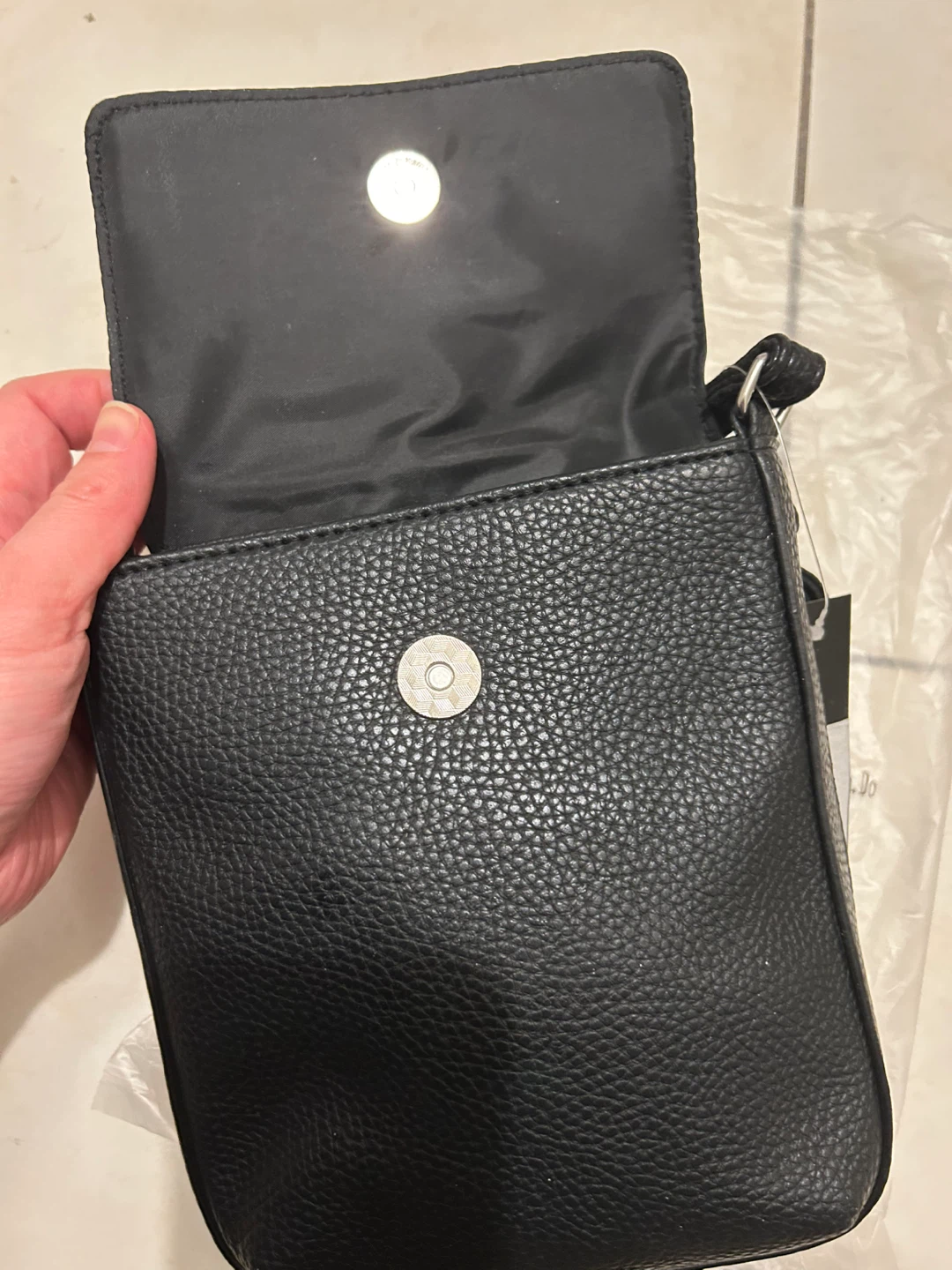 Tahari Black Crossbody Bag - New with Tags! - photo 4