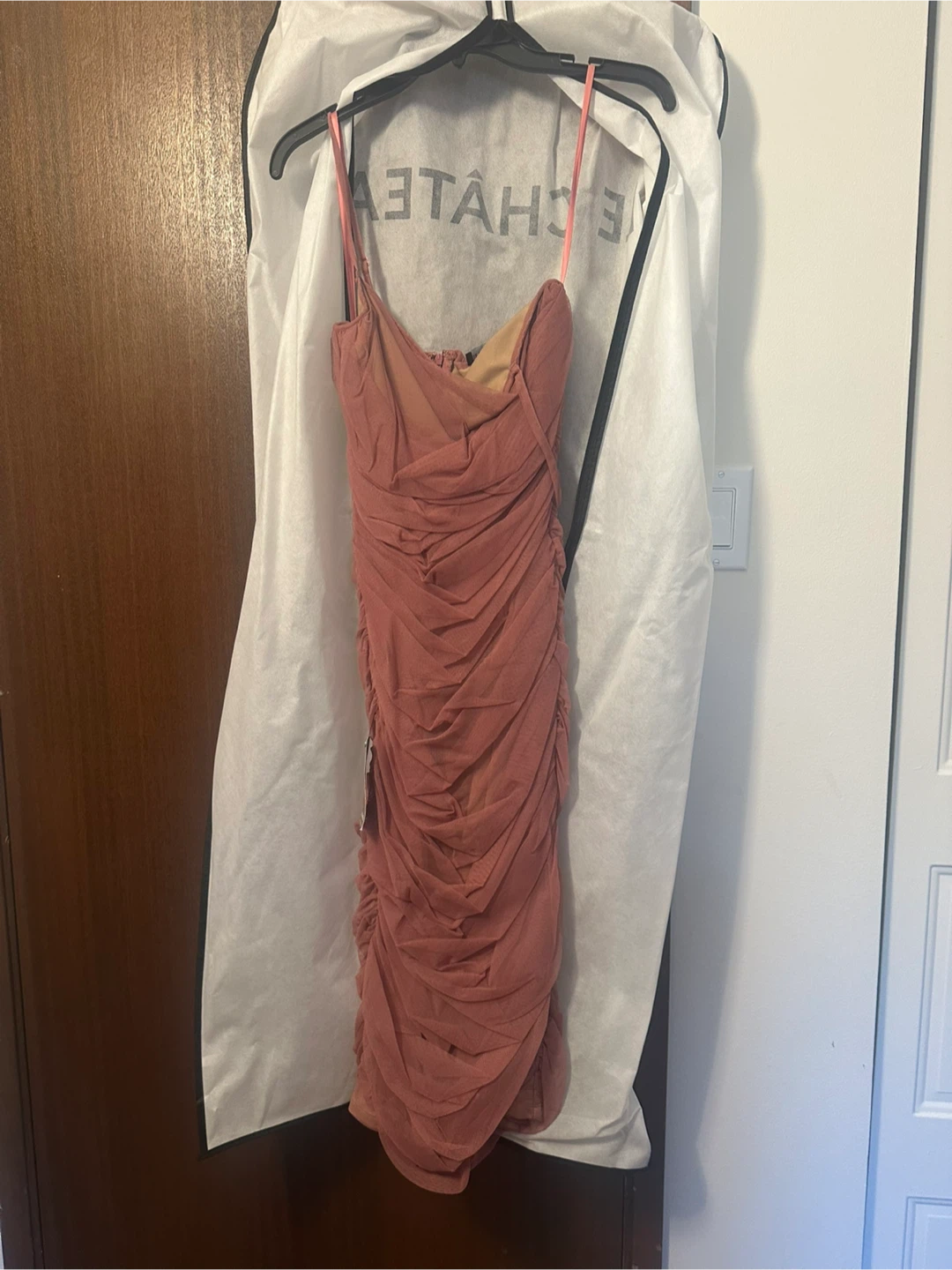 Meshki Dress, Size L, Mauve Colour