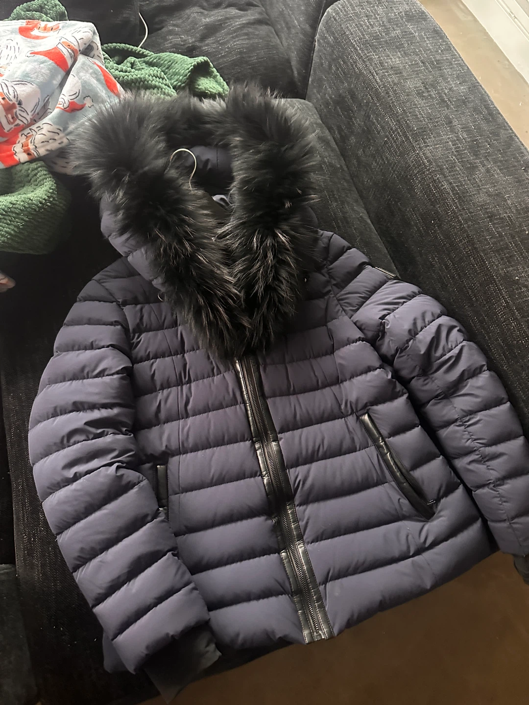 Rudsak Down Puffer Jacket with Fur Hood