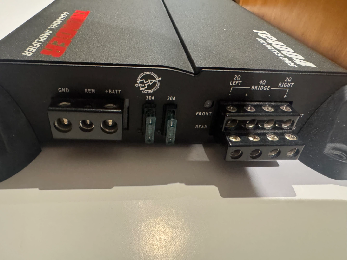 MTX TC4004 Thunder 4-Channel Amplifier - photo 3