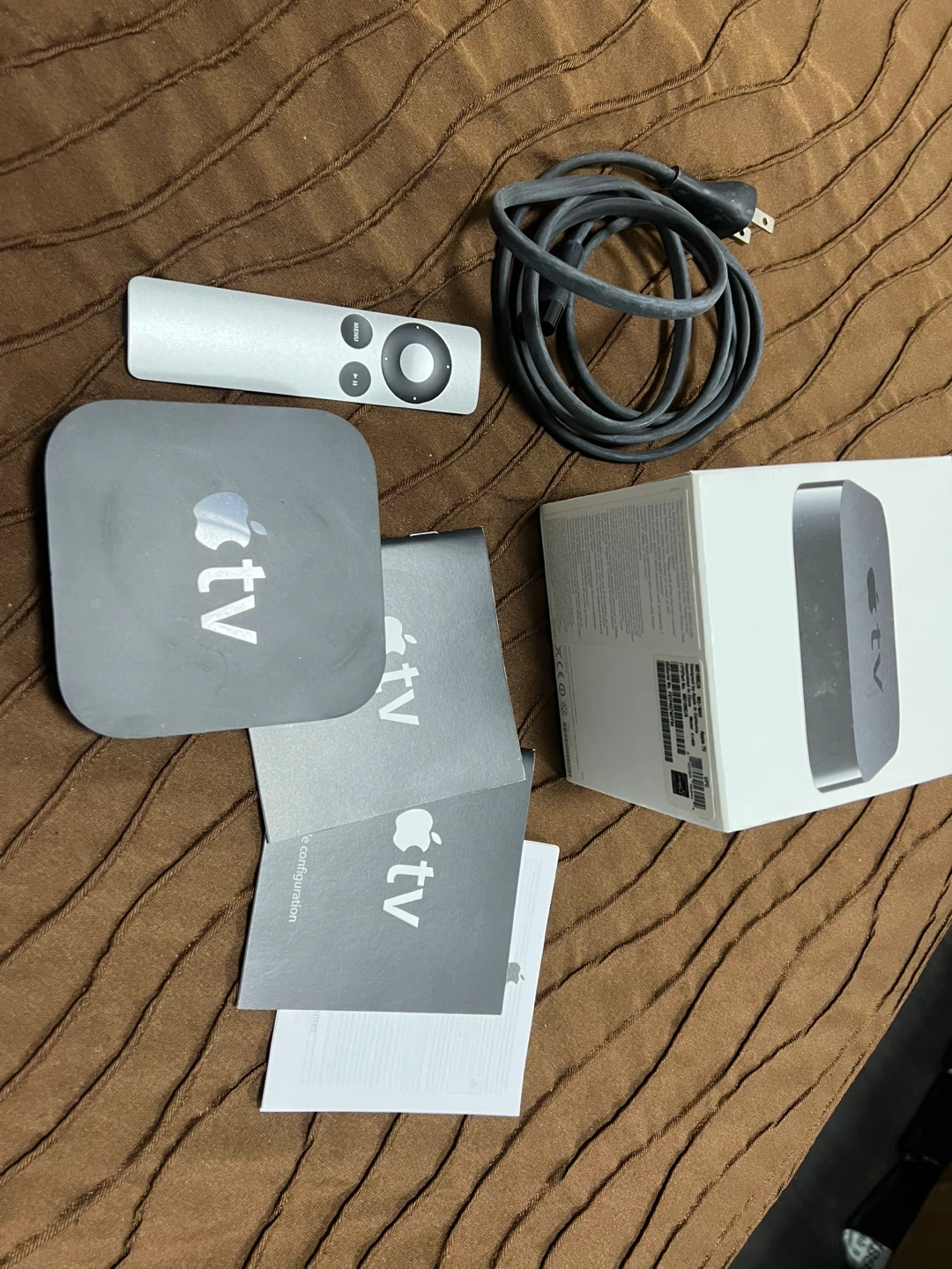 Apple TV (Model A1469) with Box & Accessories