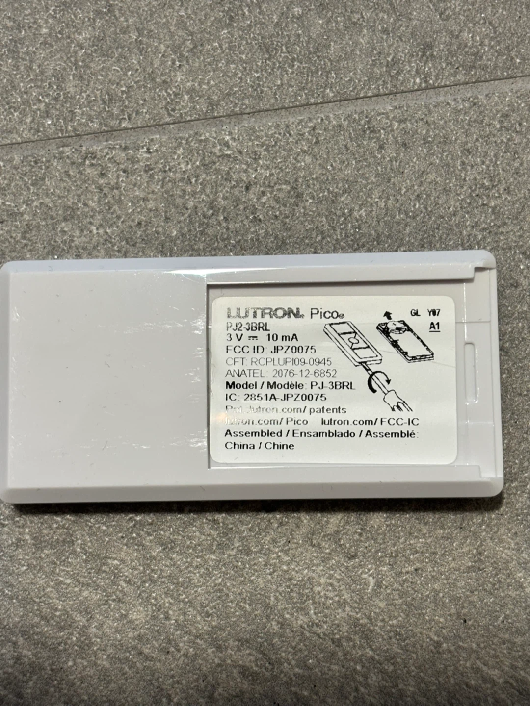 Lutron Pico Remote Control - Model P2-3BRL - photo 2