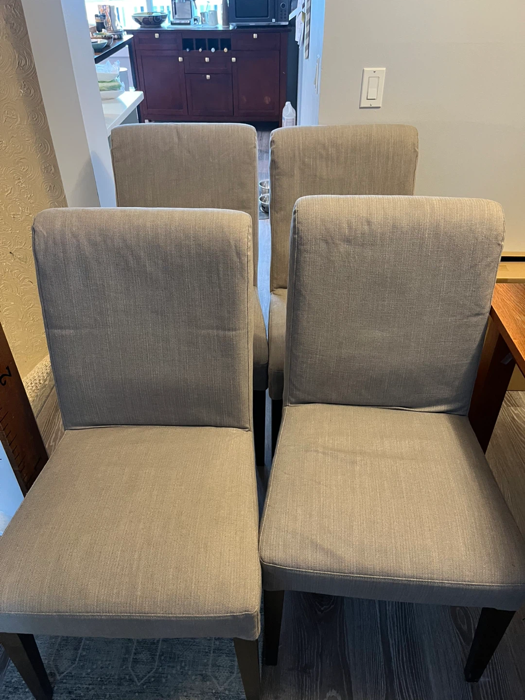 IKEA Henriksdal Chairs - Set of 4