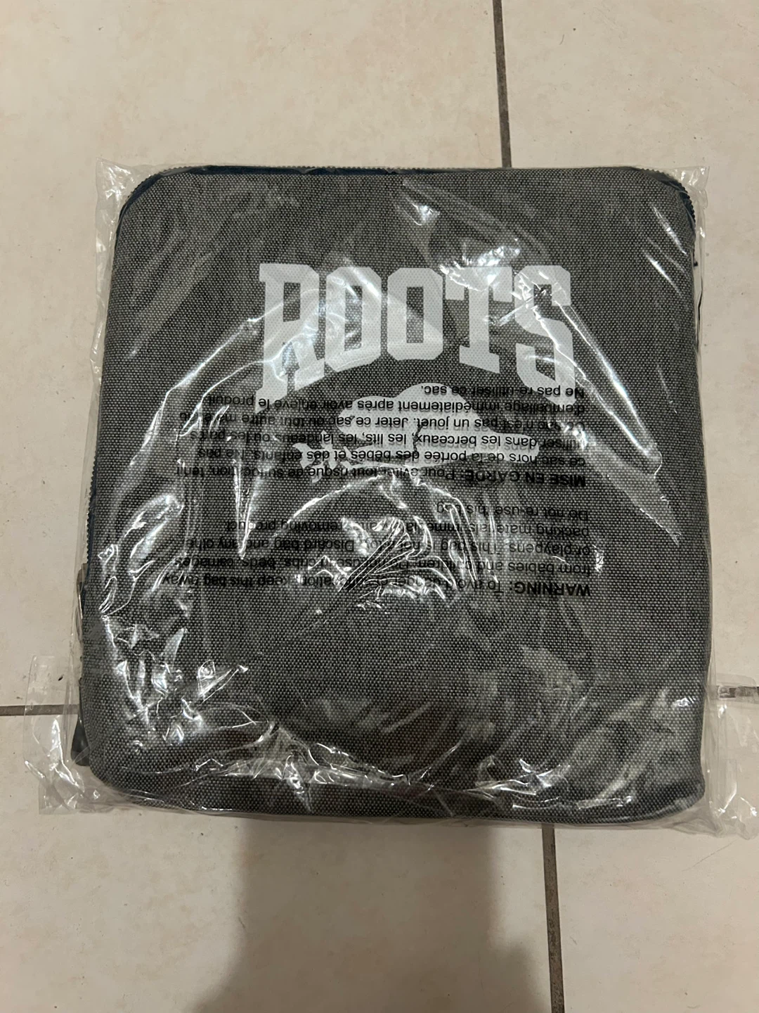 Roots Tote Bag - Blue/Grey