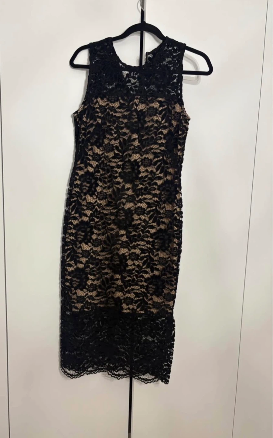 Forest Lily Black Lace Dress - Size 6