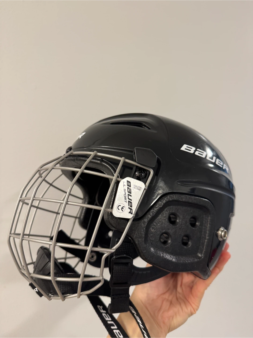Bauer Lil Sport Hockey Helmet, Size 6-6 1/4 - photo 2