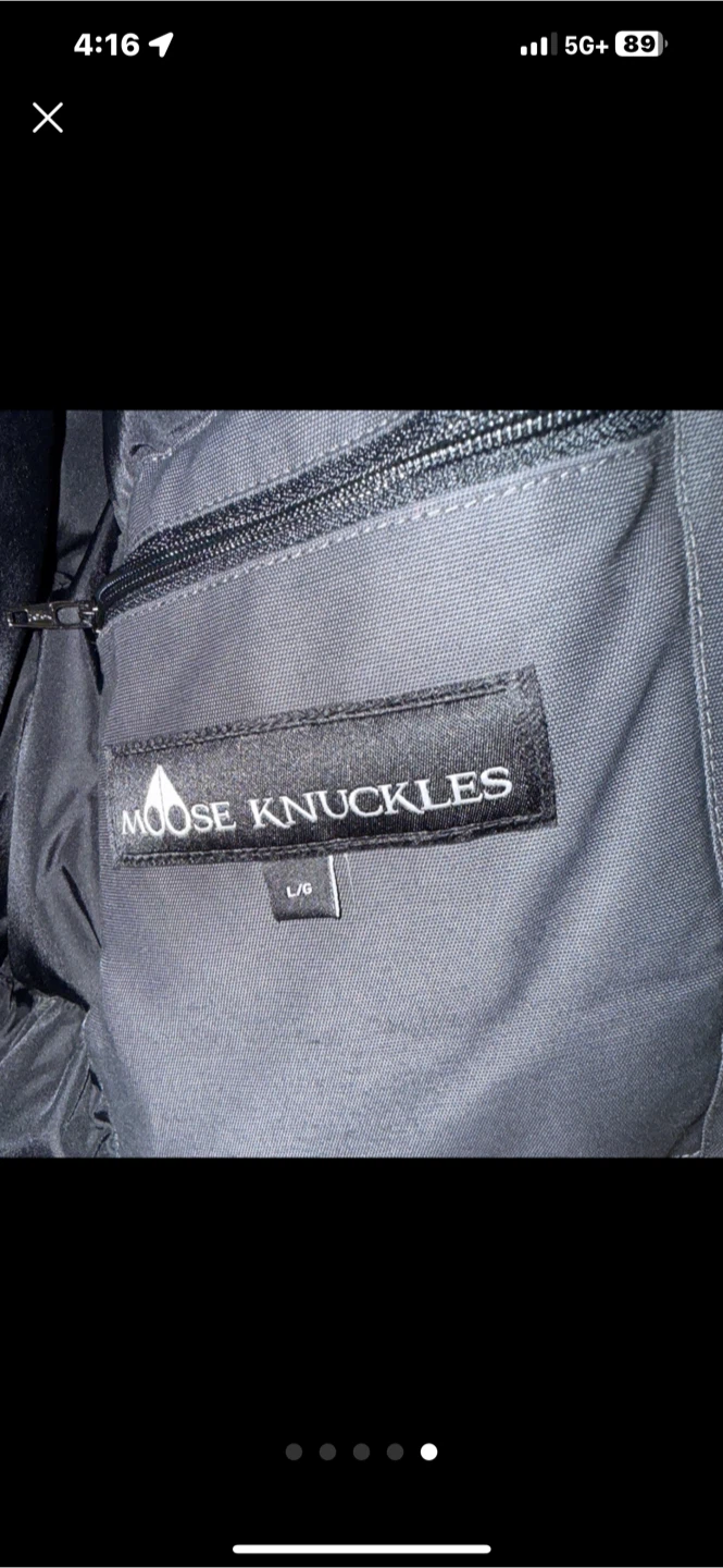 Moose Knuckles Down Filled Parka - Size L - photo 5