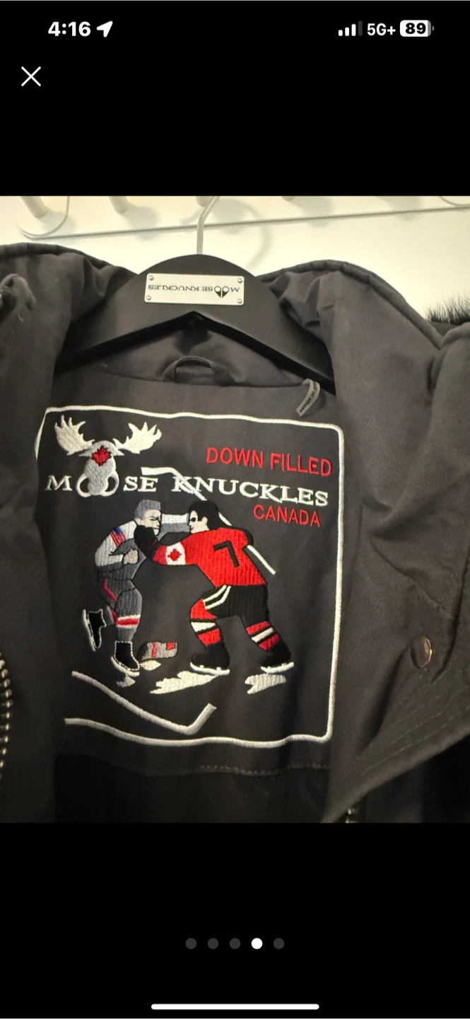 Moose Knuckles Down Filled Parka - Size L - photo 4