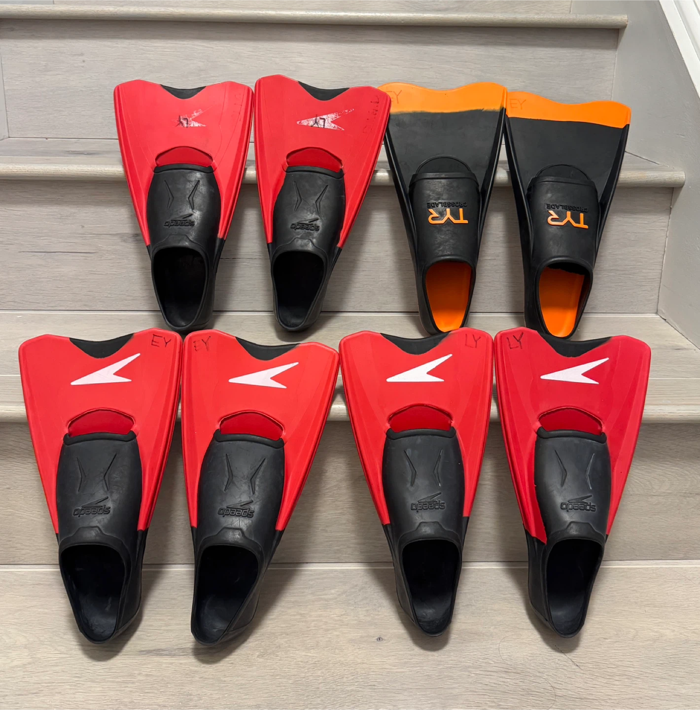 Speedo Kickboard & TYR Swim Fins