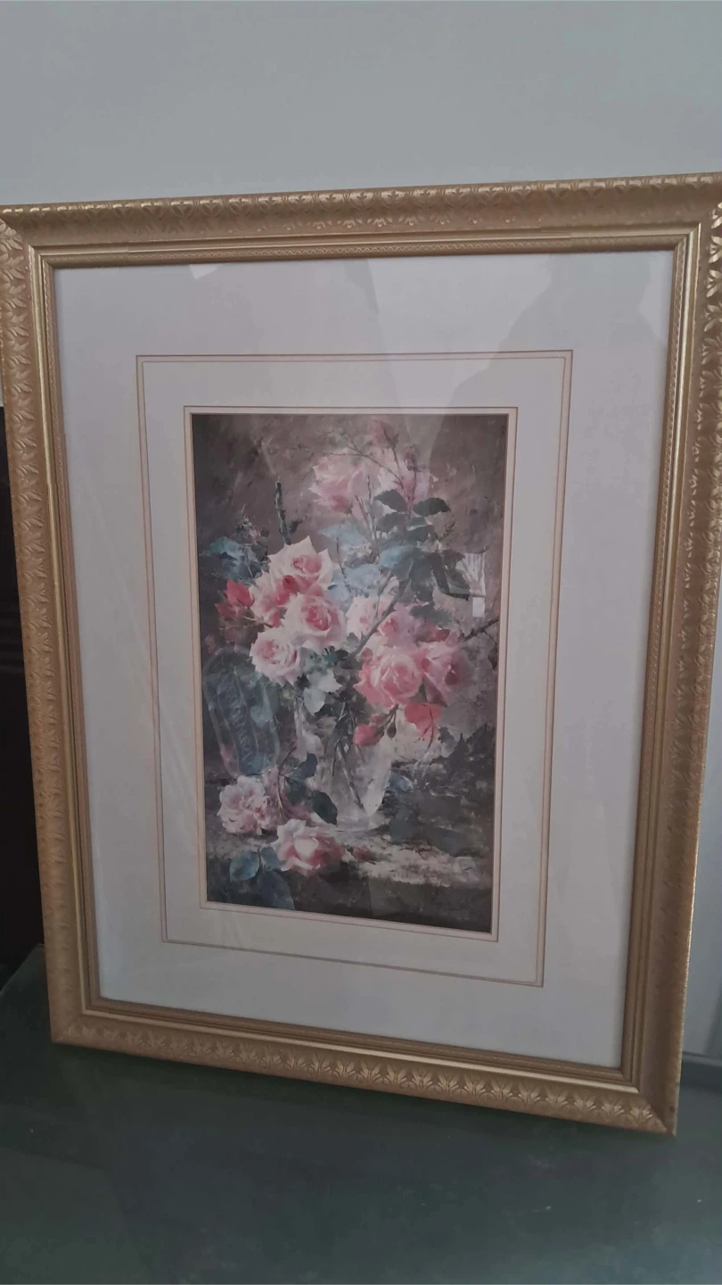 Framed Floral Print