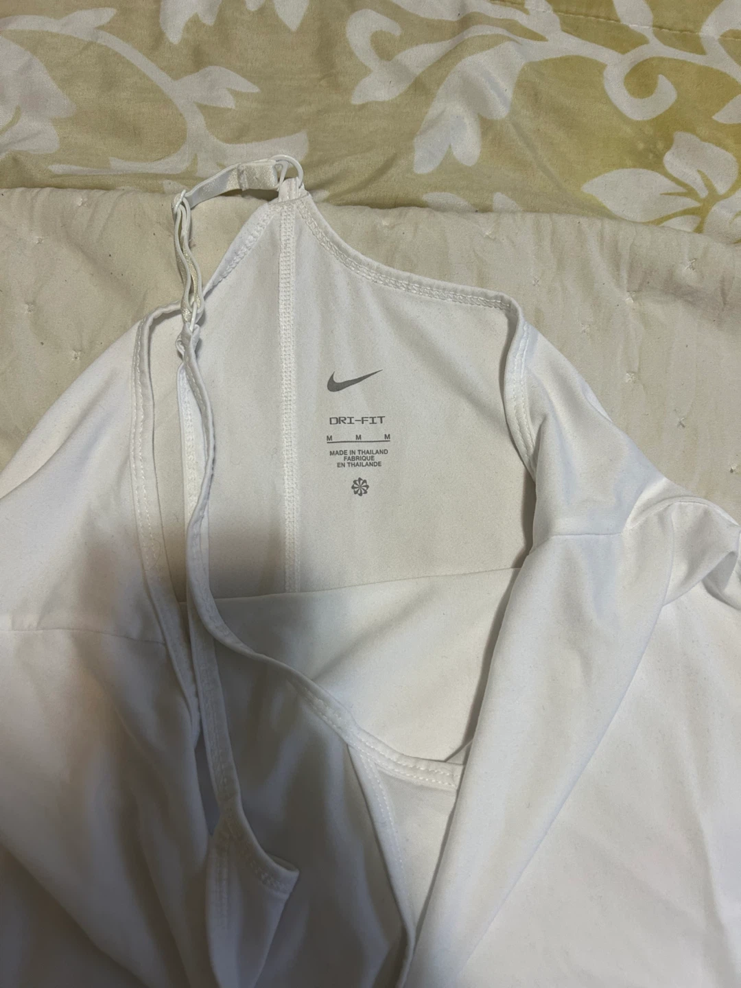 Nike Dri-FIT White Tank Top - Size M - photo 2