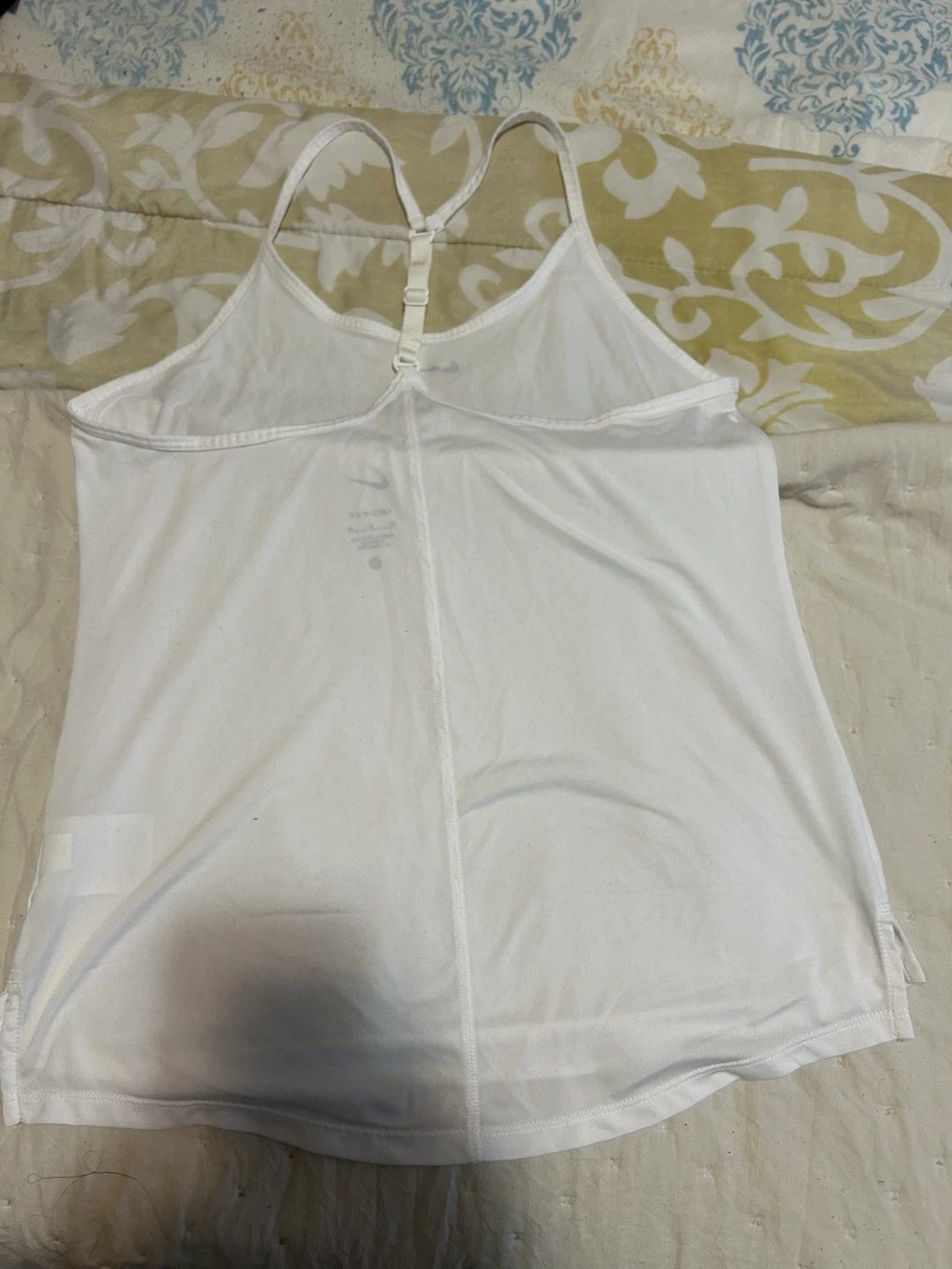Nike Dri-FIT White Tank Top - Size M - photo 3