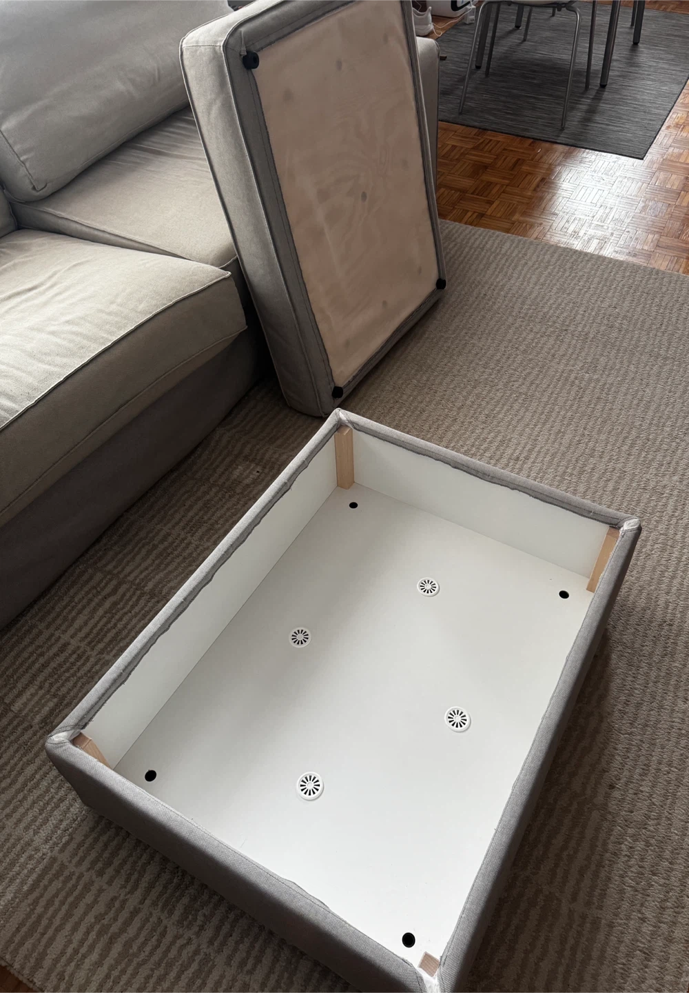 KIVIK footstool with built in storage - photo 2