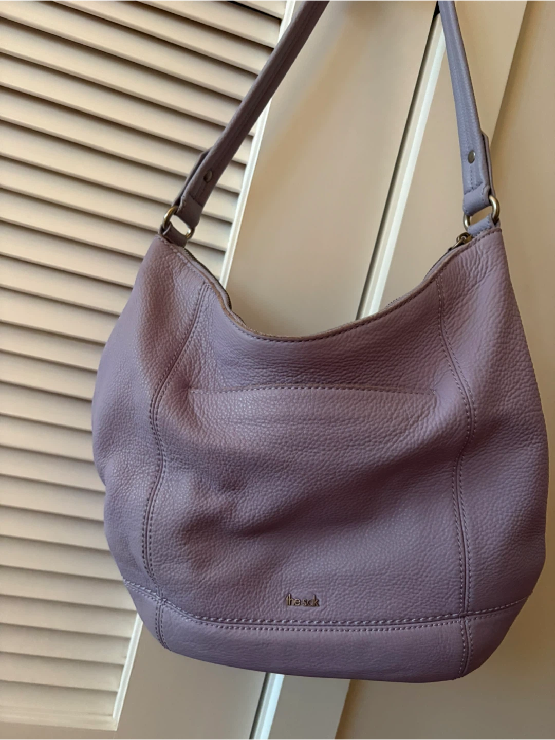 The Sak Purple Leather Hobo Bag - photo 2