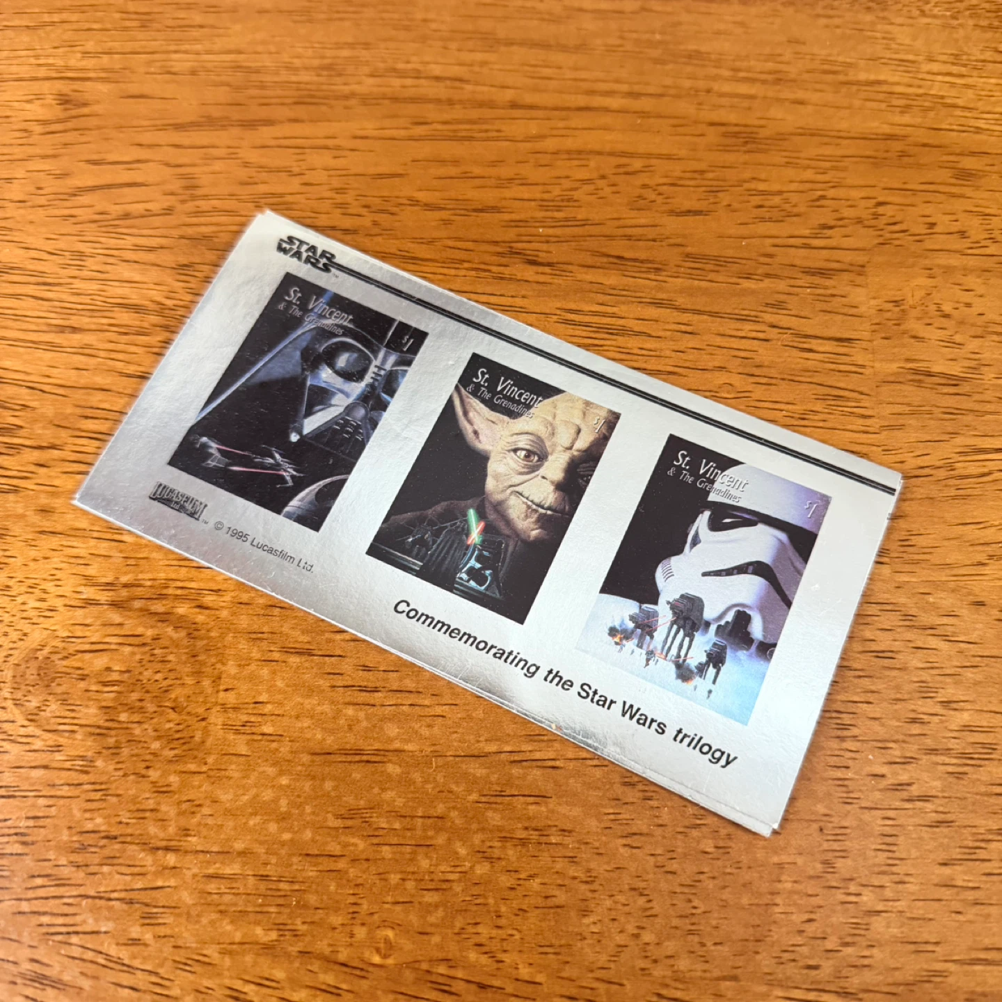 Star Wars Commemorative Card - 1995 Lucasfilm - photo 2