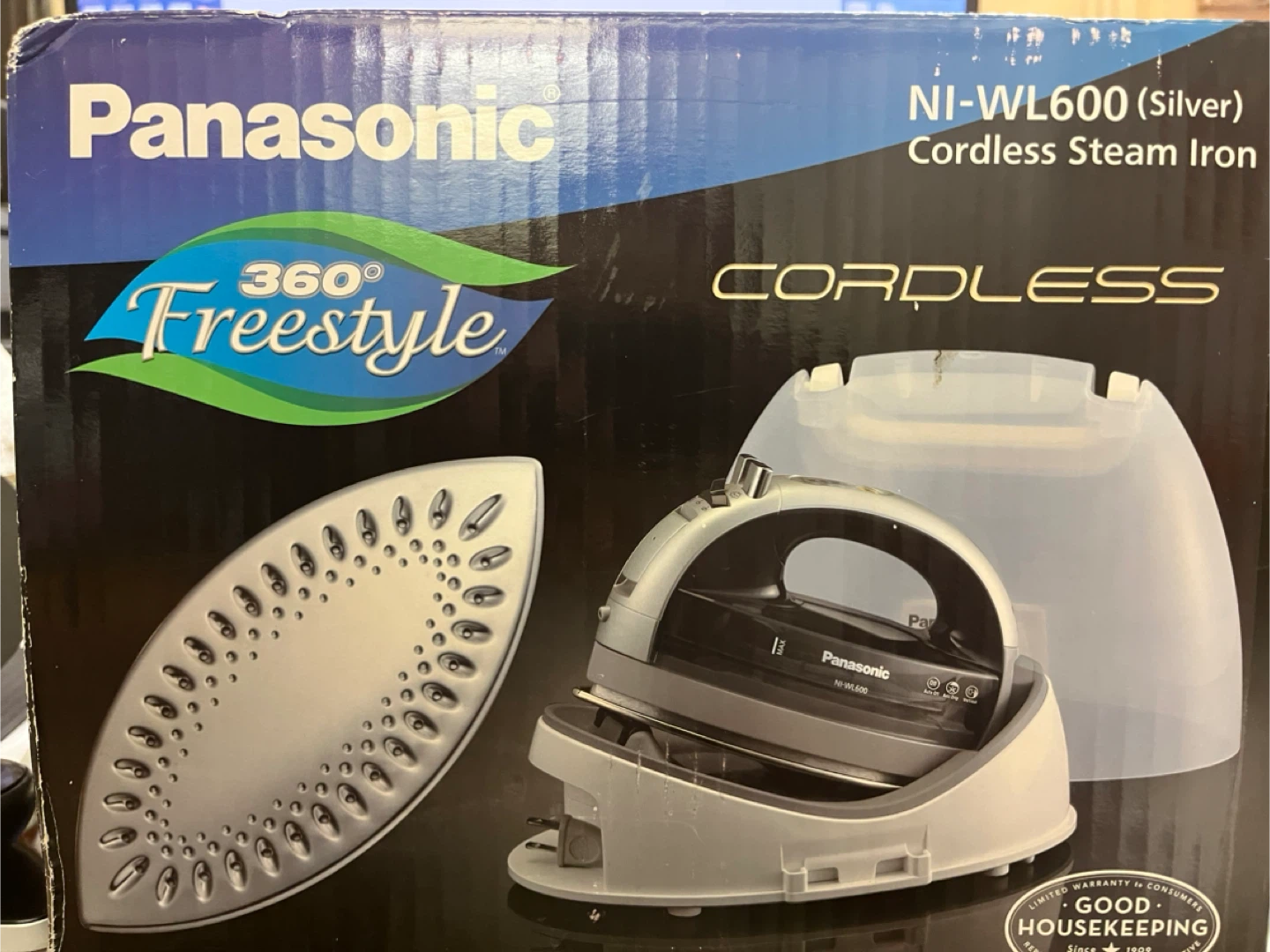 Panasonic NI-WL600 Cordless Steam Iron - Silver