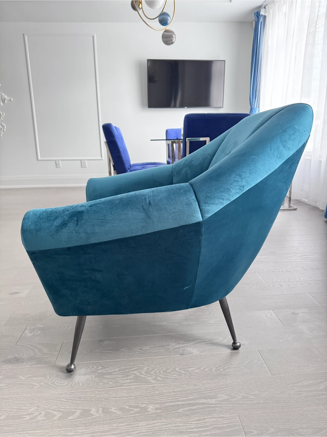 Sofa Chair Galabria - Teal Accent Chair - photo 3