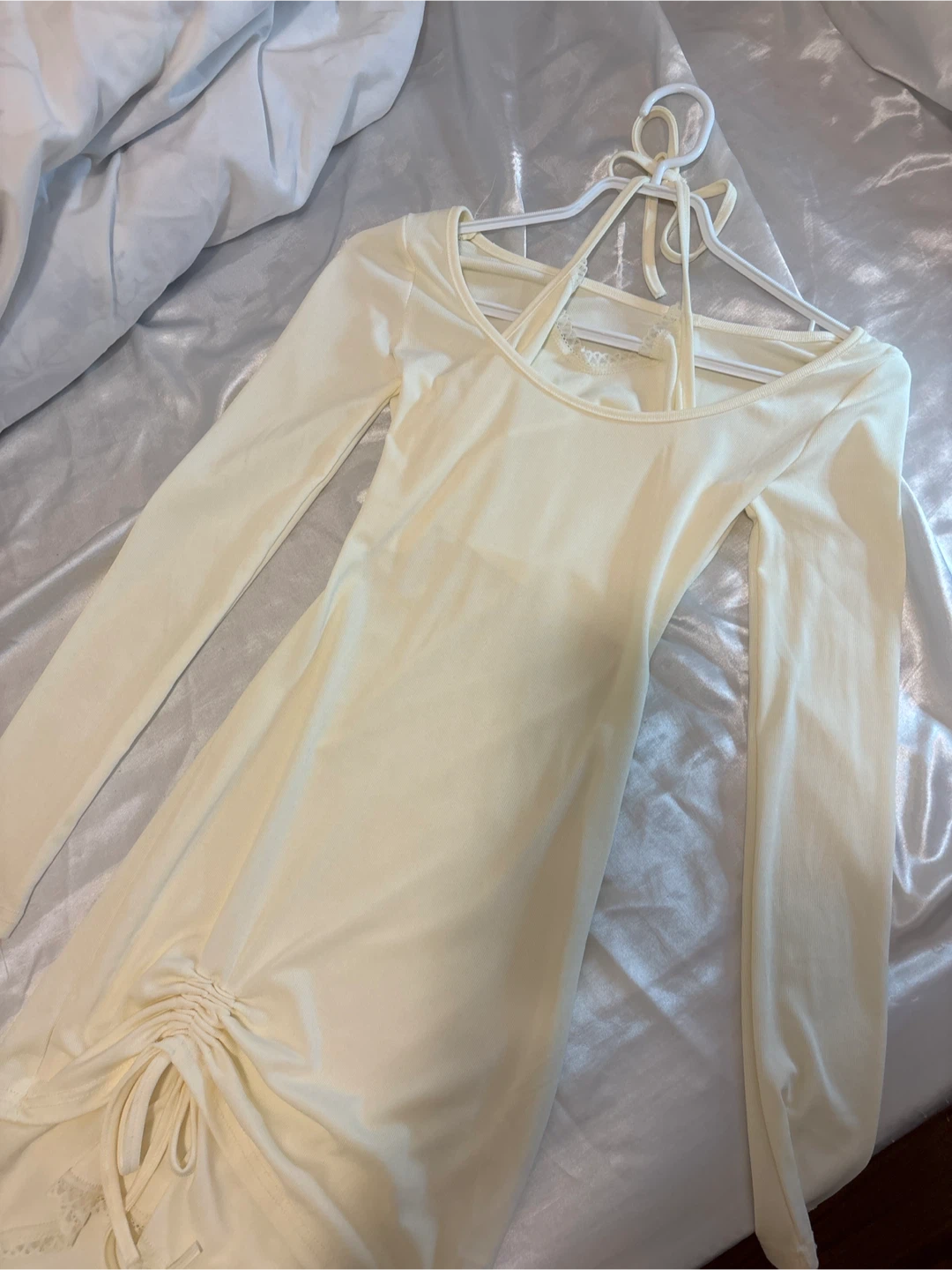Long sleeve short dress - photo 2