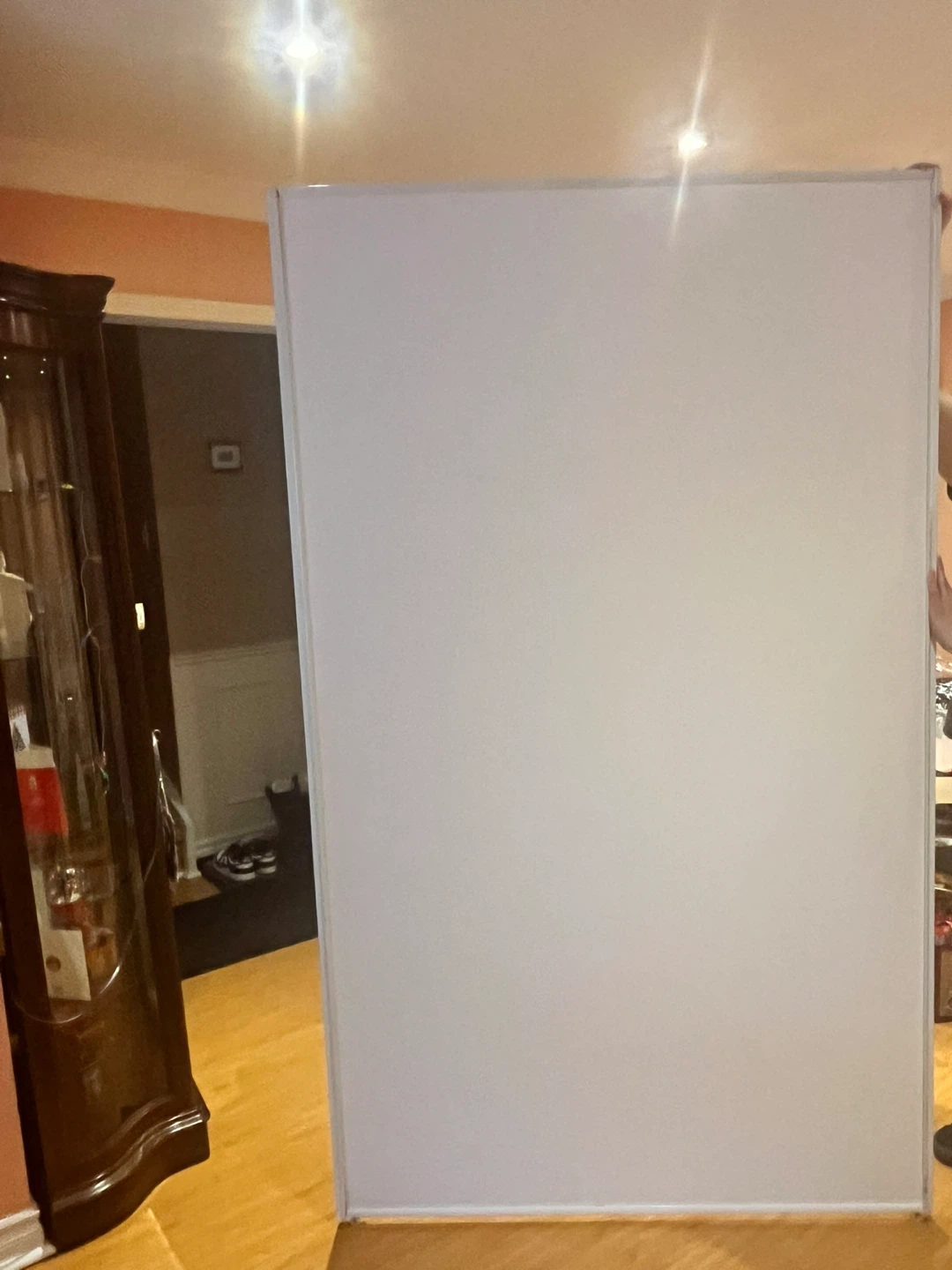 White Sliding Door