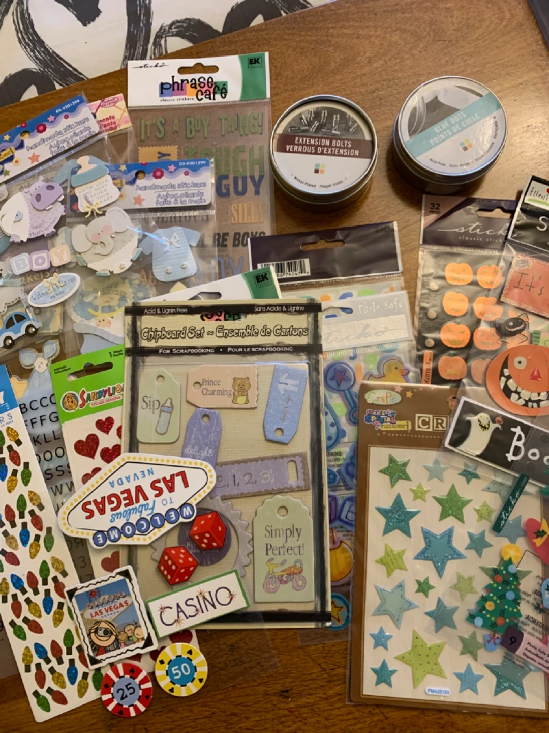 Scrapbooking Paper, Coluzzle Cutting System & More