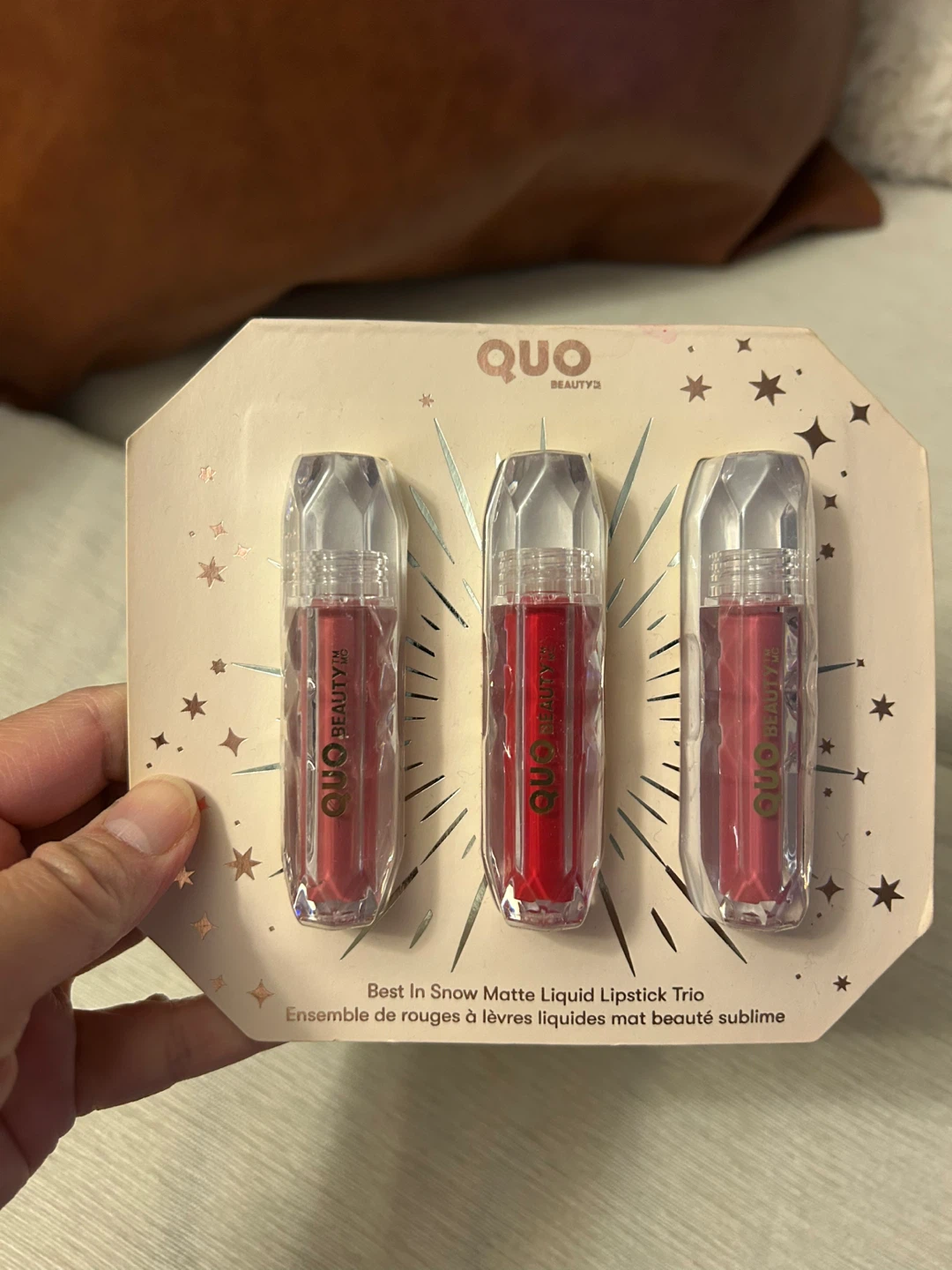 Quo Best In Snow Liquid Lipstick Trio - New