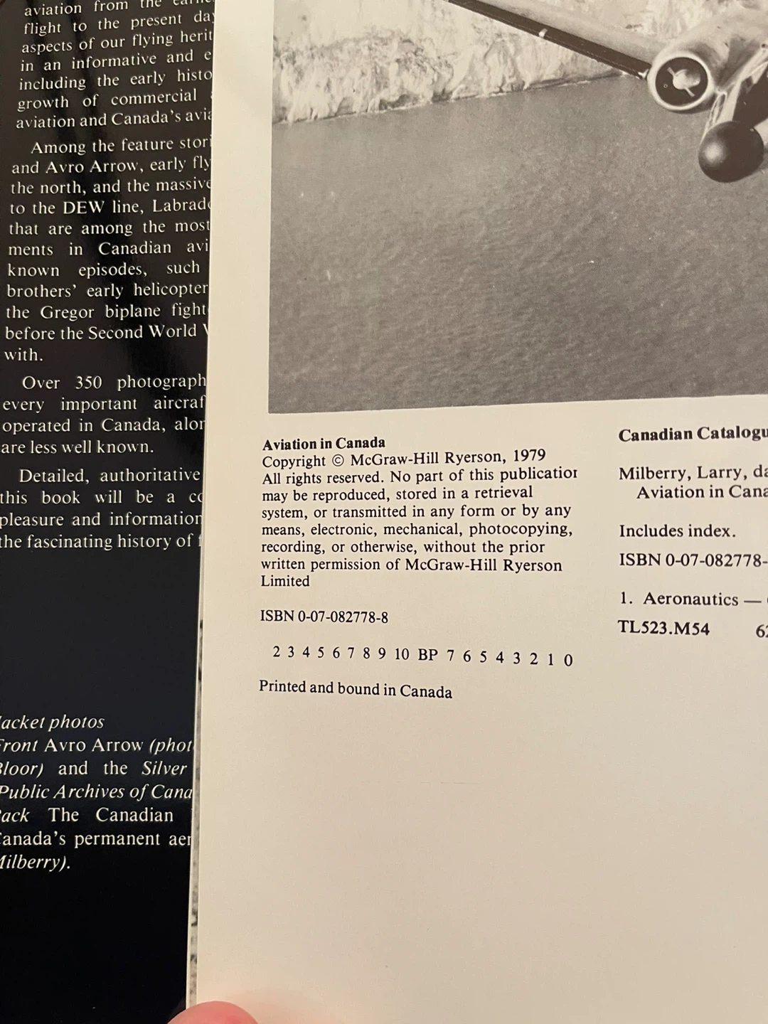 Aviation in Canada book by Larry Milberry - photo 3