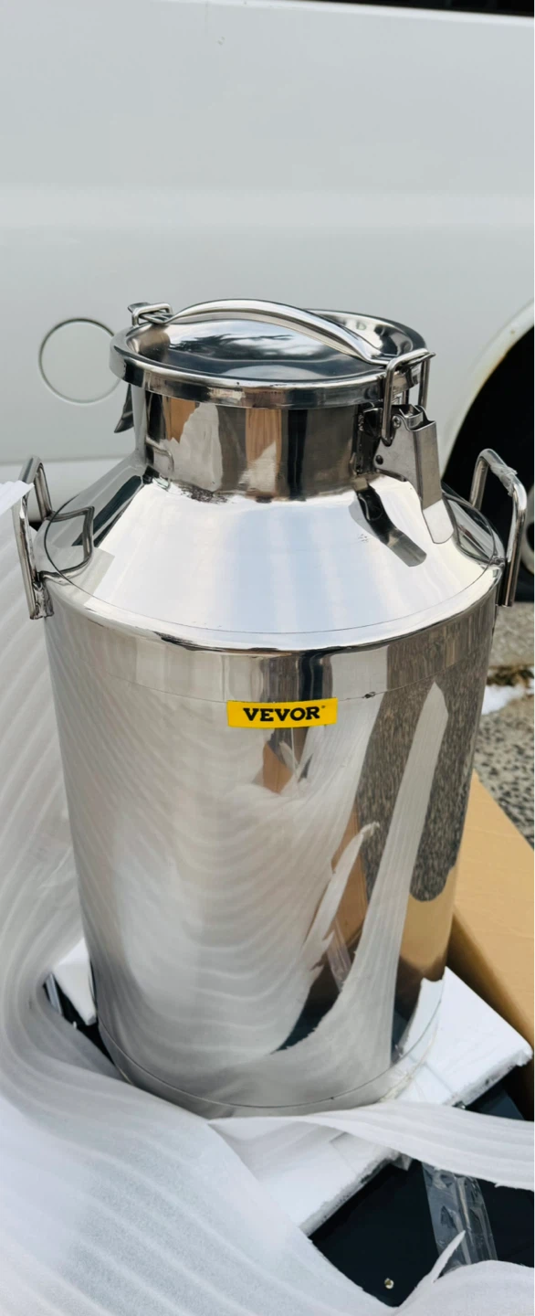 VEVOR Stainless Steel Milk Can-(10 gallons)