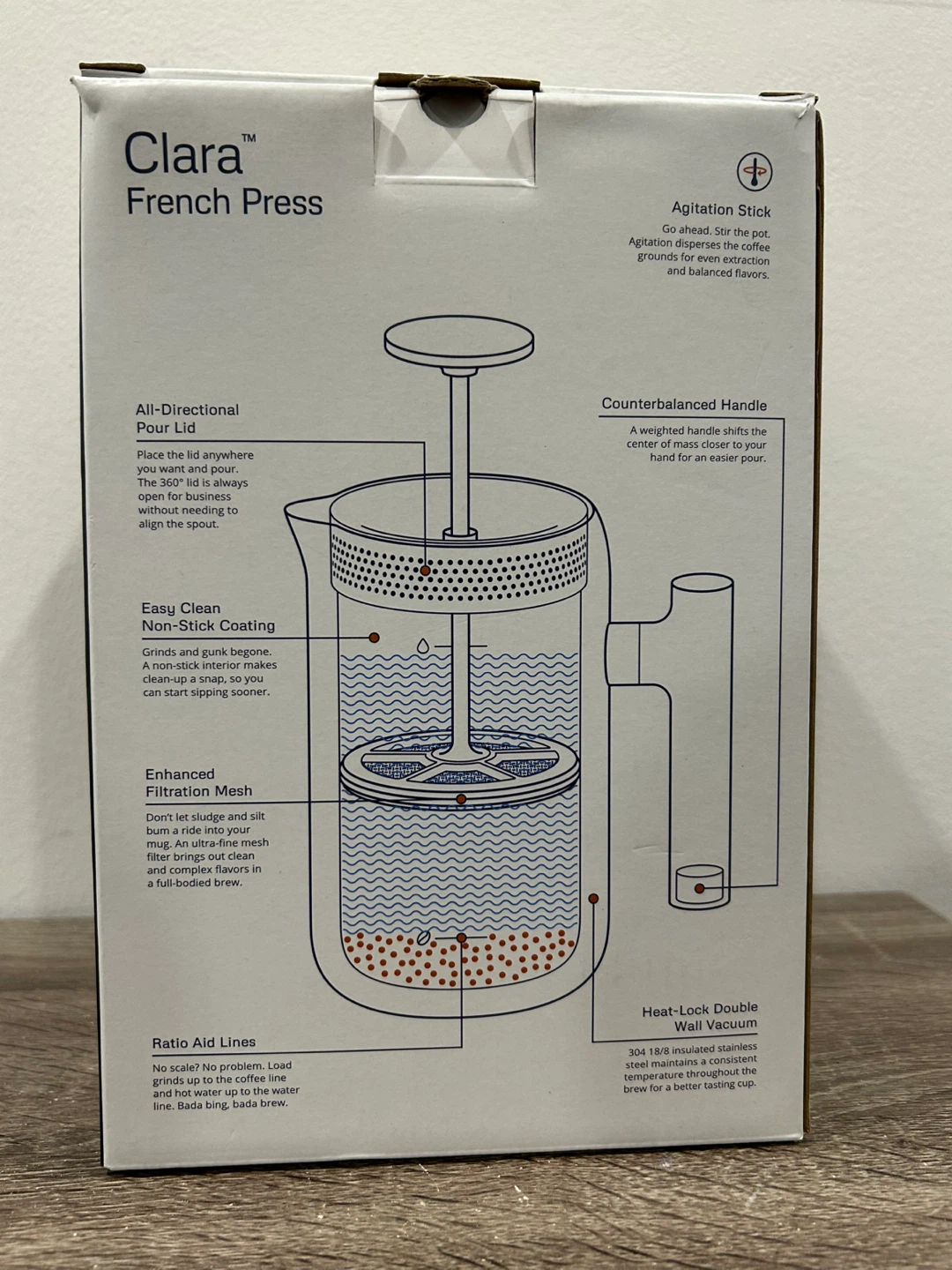 Fellow Clara French Press - Black - Brand New - photo 5