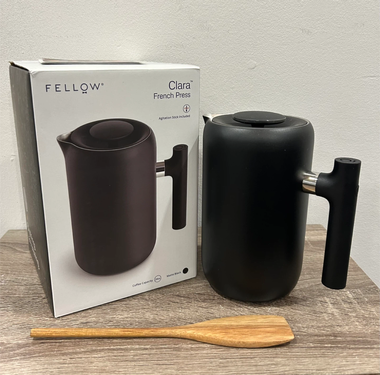 Fellow Clara French Press - Black - Brand New