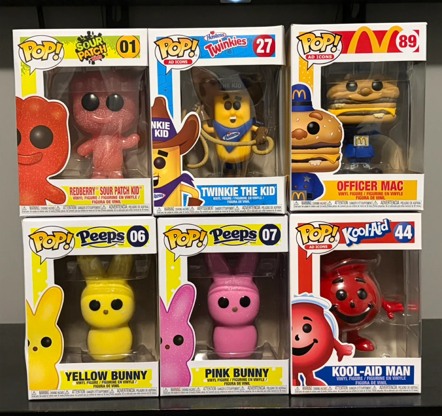 Funko Pop! Ad Icons: Sour Patch Kid, Twinkie, Officer Mac