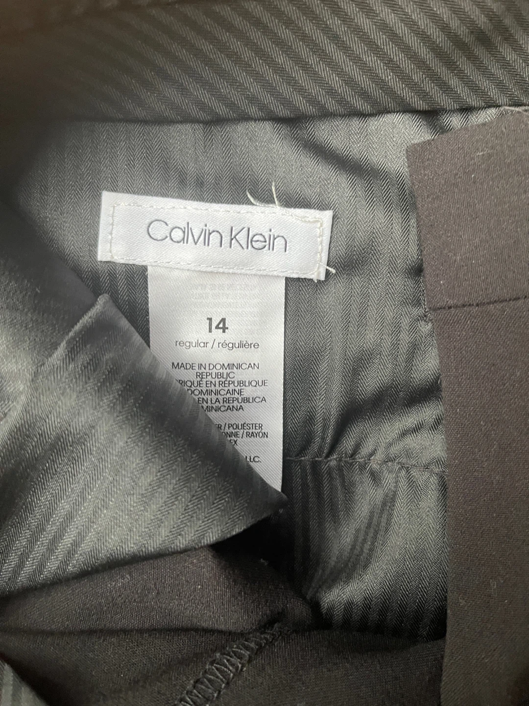 Calvin Klein Black Pants Size 14 - photo 2