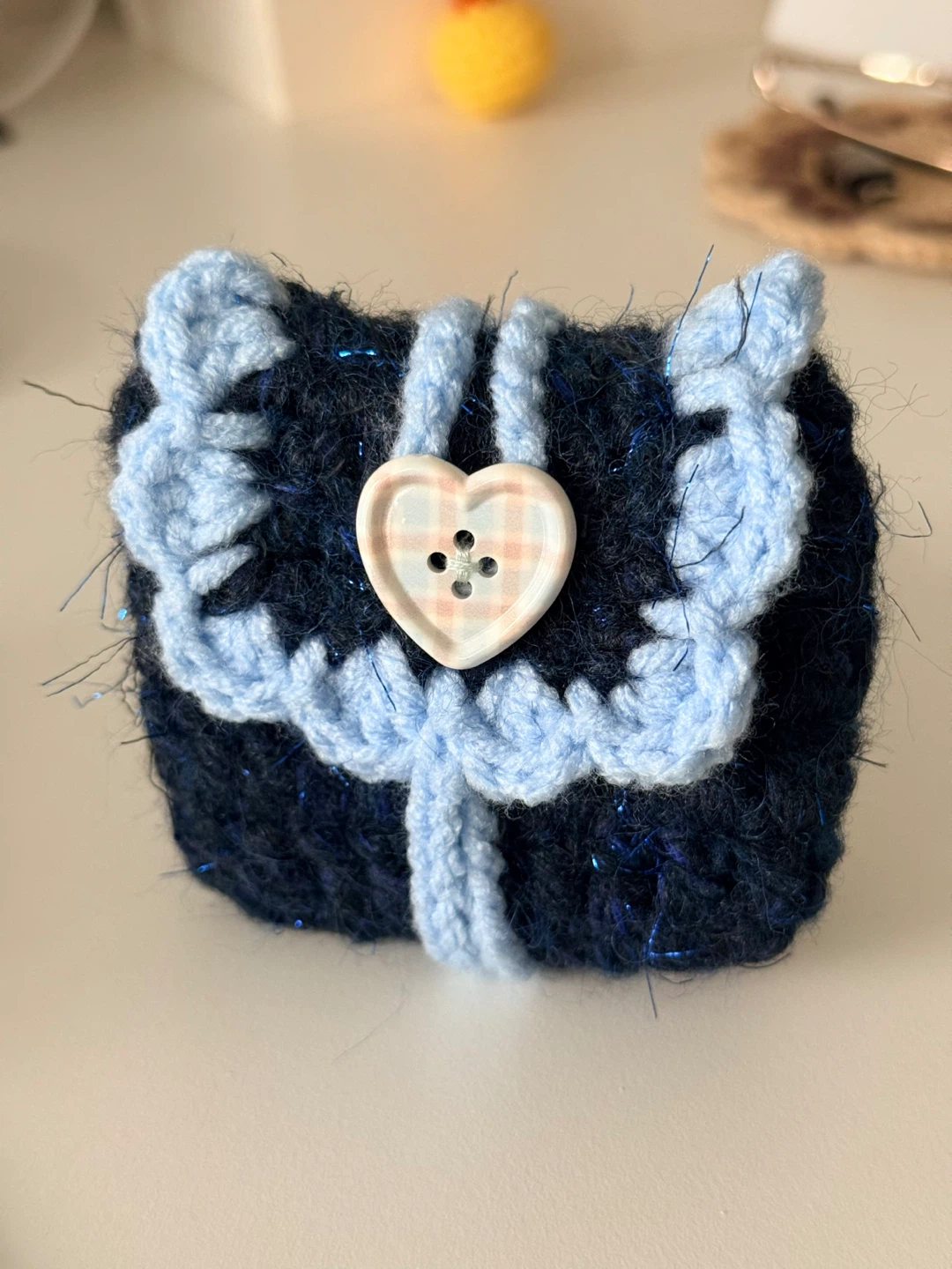 100%handmade crochet wallet/ cardholder
