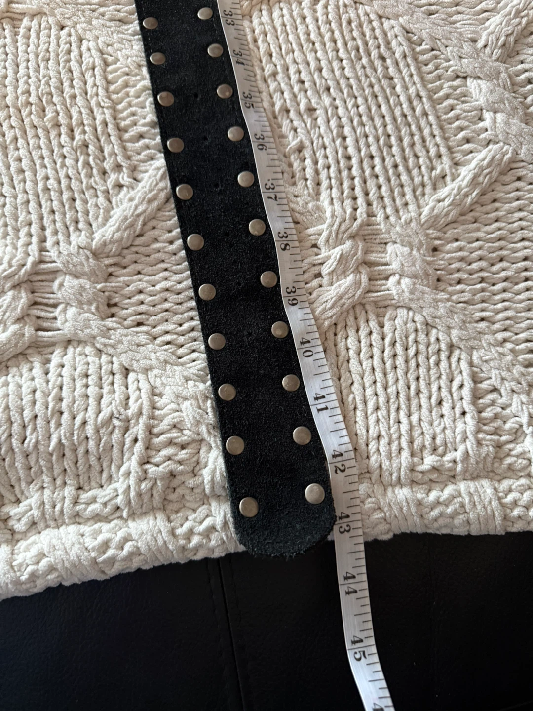 Old No. 7 Brand Black Leather Belt - photo 5
