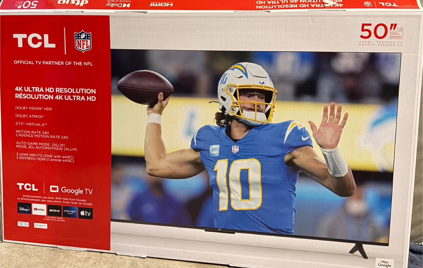 TCL 50" 4K UHD HDR Google TV - in Box! - photo 5