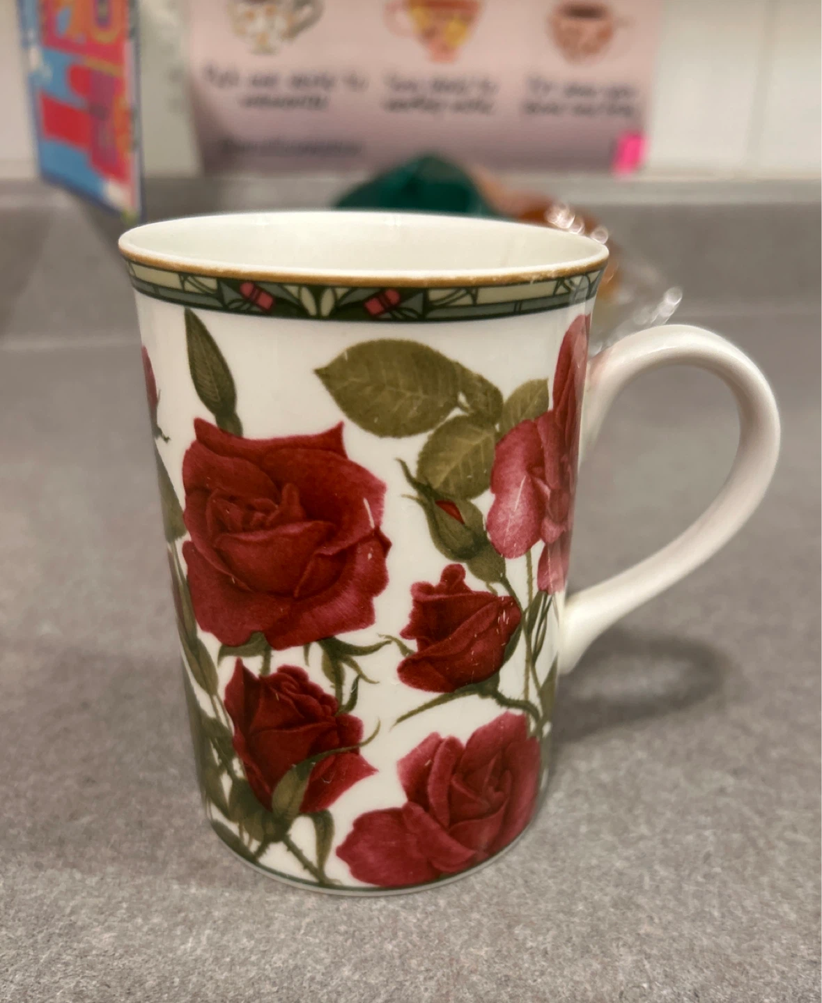 Royal Bone China Roses Mug