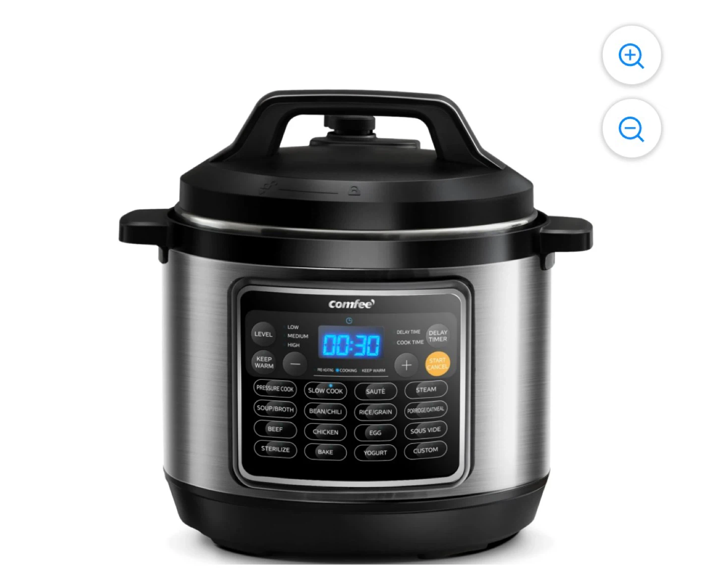 Comfee' 8QT Electric Pressure Cooker - photo 2