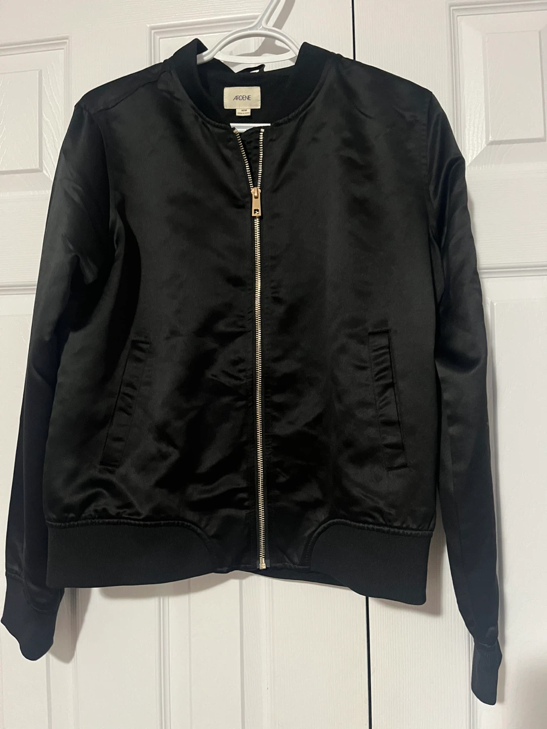 Ardene Black Bomber Jacket - M/M