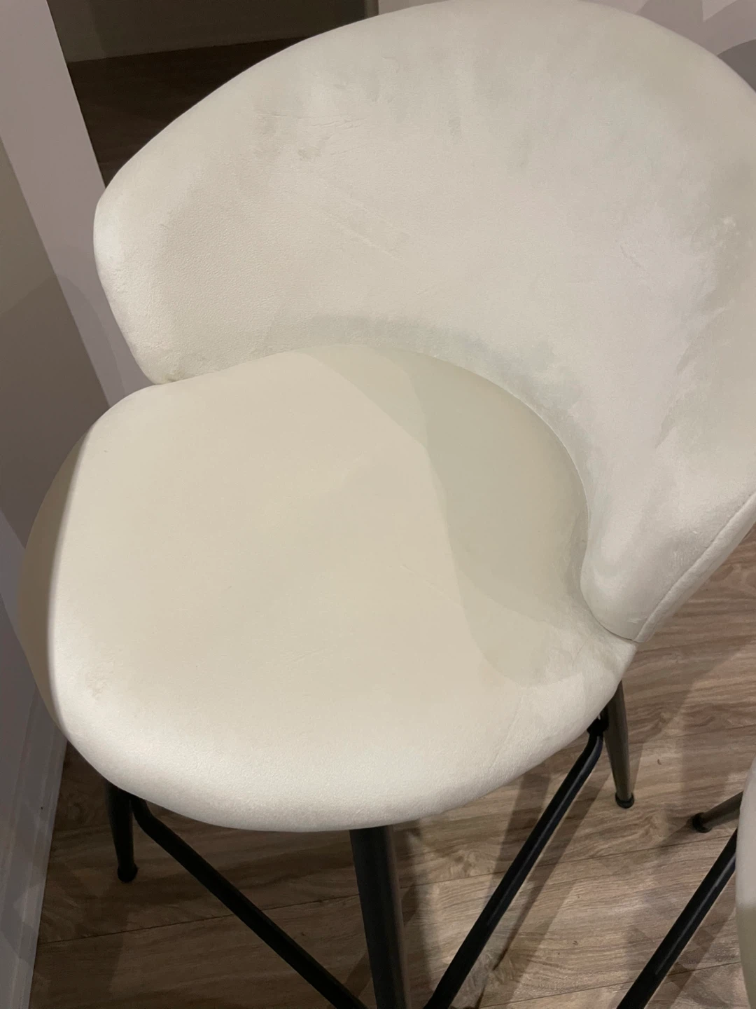 Beige Counter Stool (Set of 2) - 26" Seat Height - photo 4