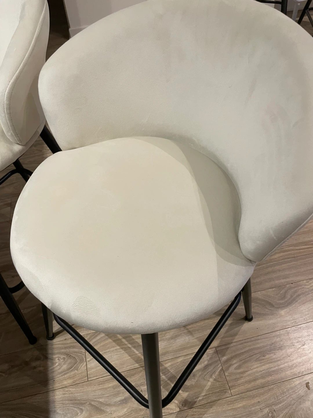 Beige Counter Stool (Set of 2) - 26" Seat Height - photo 5
