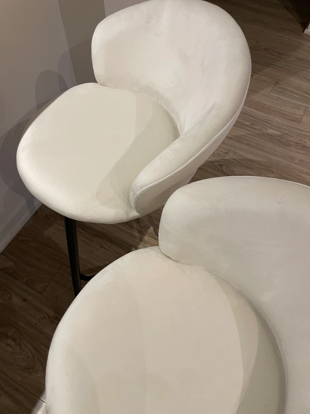 Beige Counter Stool (Set of 2) - 26" Seat Height - photo 3