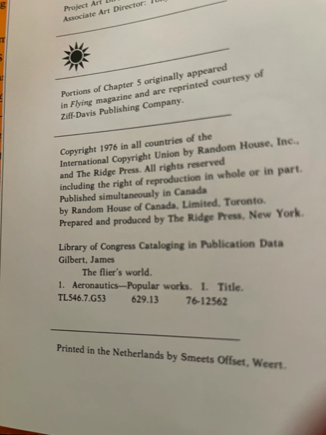 The Flier's World book by James Gilbert - photo 3