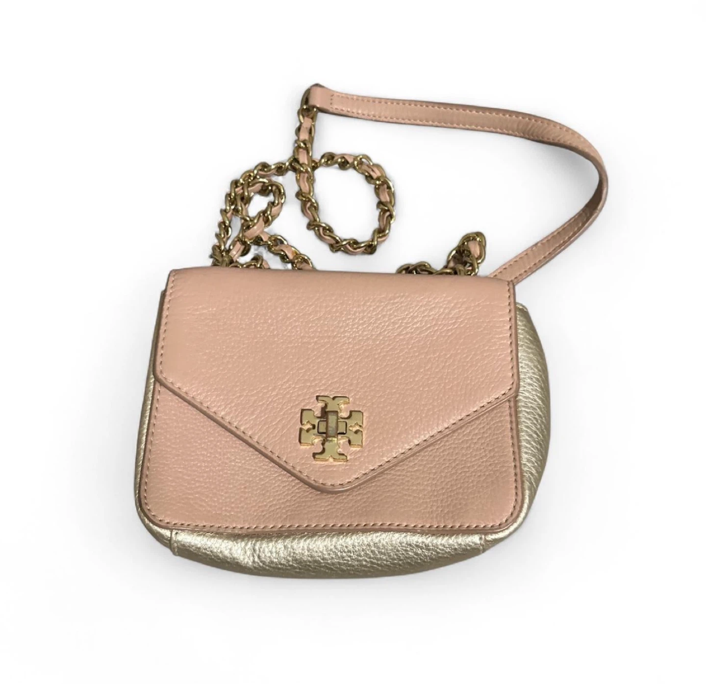 Tory Burch Crossbody Bag - Pink & Gold