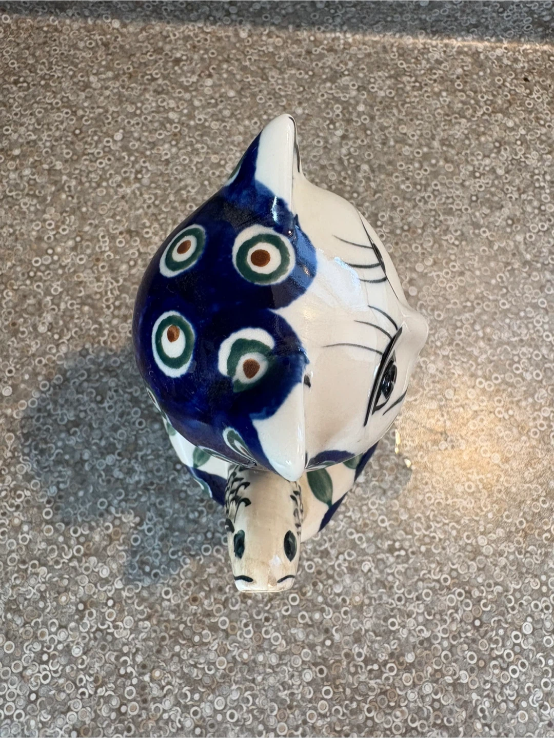 Bolesławiec Cat Teapot - photo 5